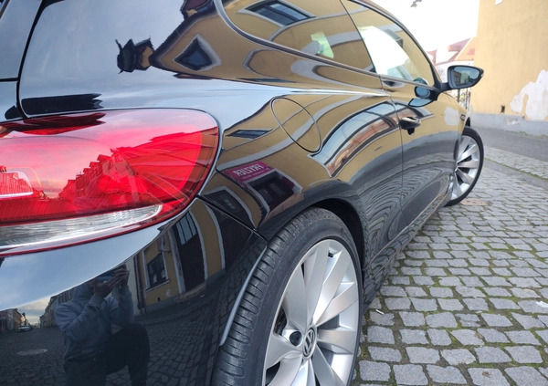 Volkswagen Scirocco cena 38999 przebieg: 153000, rok produkcji 2010 z Łęczyca małe 277